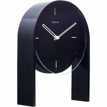 Load image into Gallery viewer, NeXtime- Table clock - 27 x 21 x 6,5 cm - Wood - Black - &#39;Noa Table&#39;