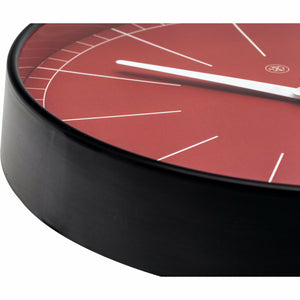 nXt - Wall clock - Ø 25 cm - Plastic - Red - 'Axel'