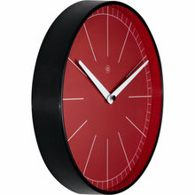 Load image into Gallery viewer, nXt - Wall clock - Ø 25 cm - Plastic - Red - &#39;Axel&#39;