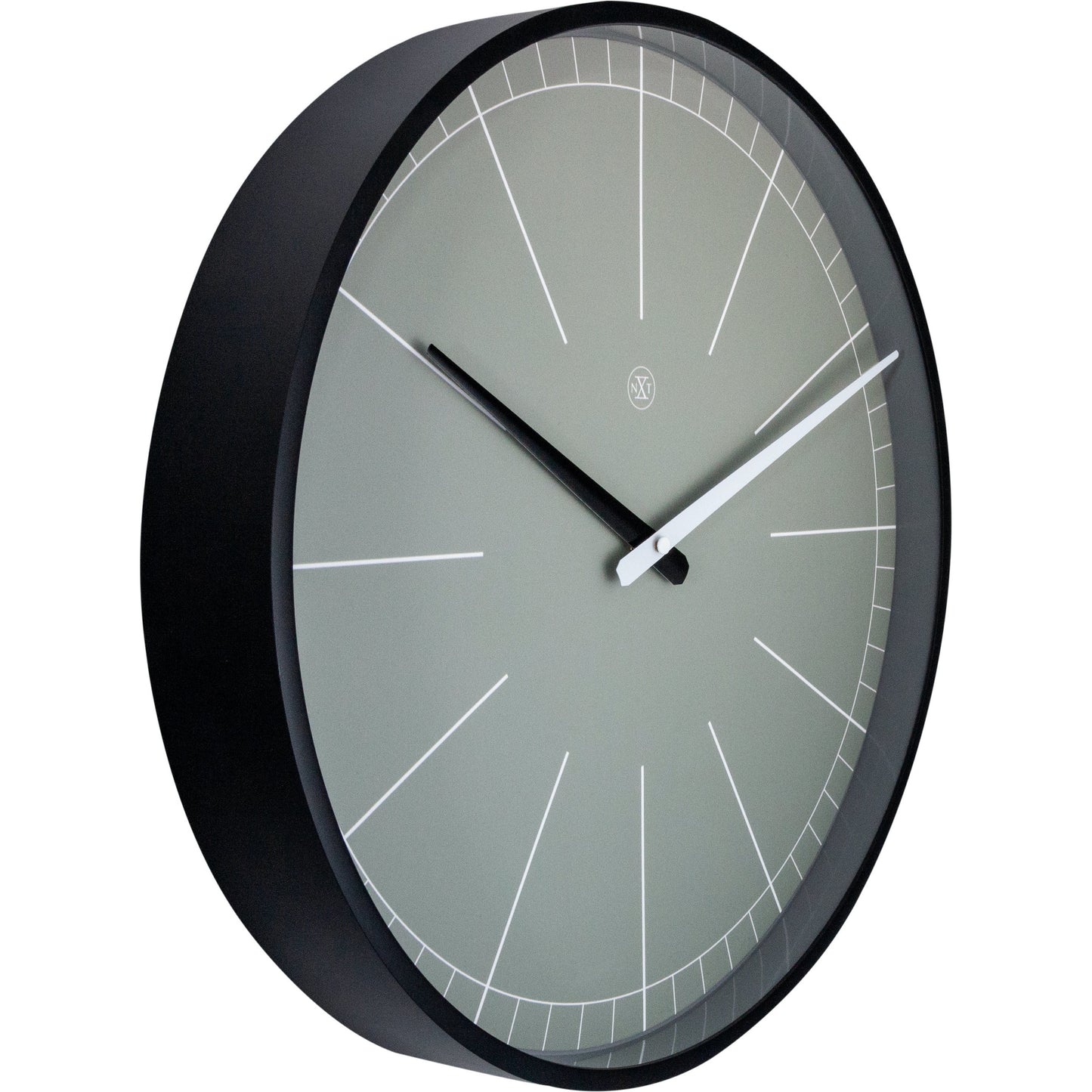 nXt - Wall clock - Ø 40 cm - Plastic - Grey - 'Gray'