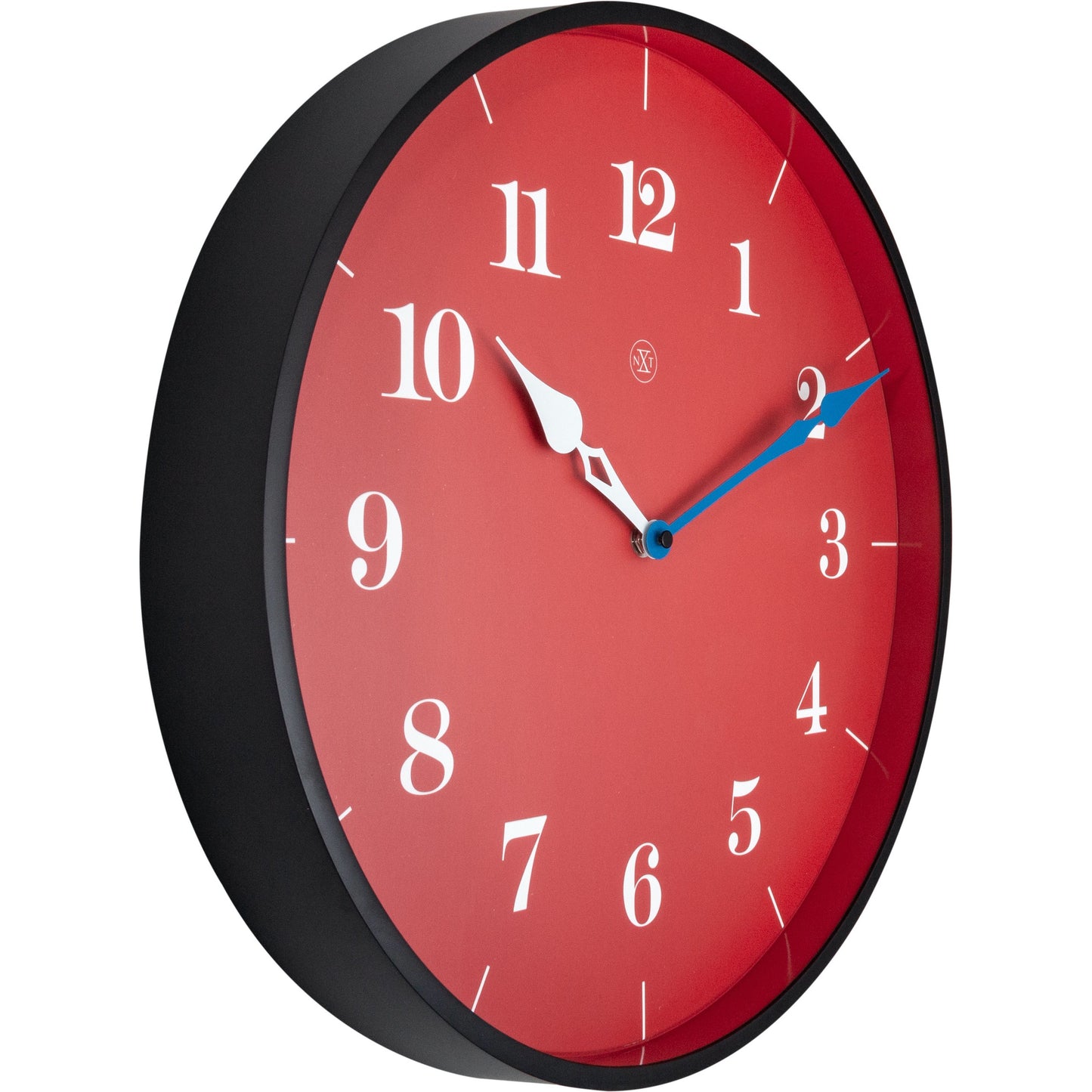 nXt - Wall clock - Ø 40 cm - Plastic - Red - 'Arthur'