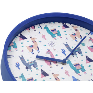 nXt- Wall clock - Ø 30 cm - Plastic - White - 'Alpaca'