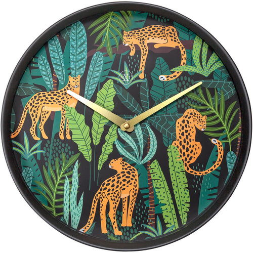 nXt- Wall clock - Ø 30 cm - Plastic - Green - 'Urban Jungle'