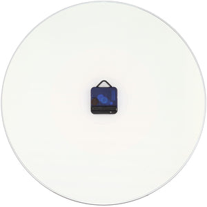 NeXtime - Wall clock- Ø 43 cm- Glass- Black- 'Vinyl Tap'
