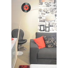Load image into Gallery viewer, NeXtime - Wall clock- Ø 43 cm- Glass- Black- &#39;Vinyl Tap&#39;