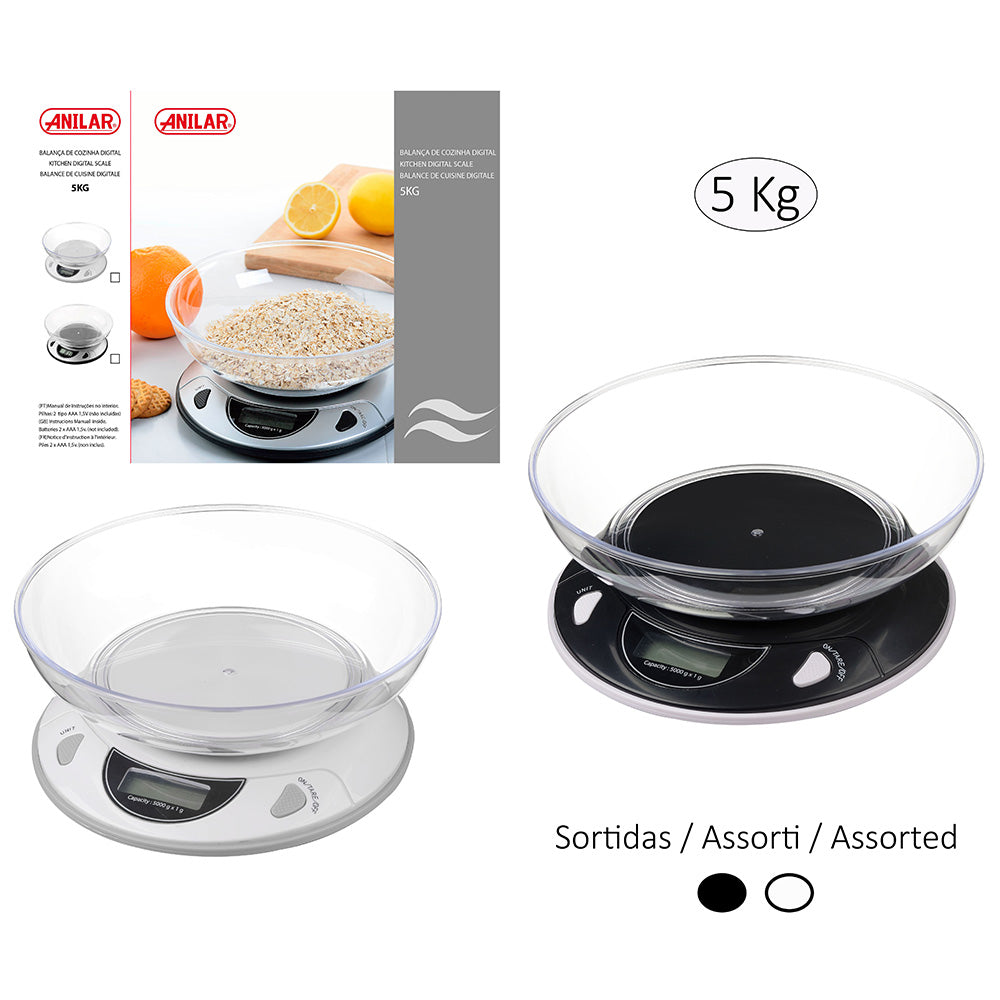 Electronic Kitchen Scales - 2 Colours