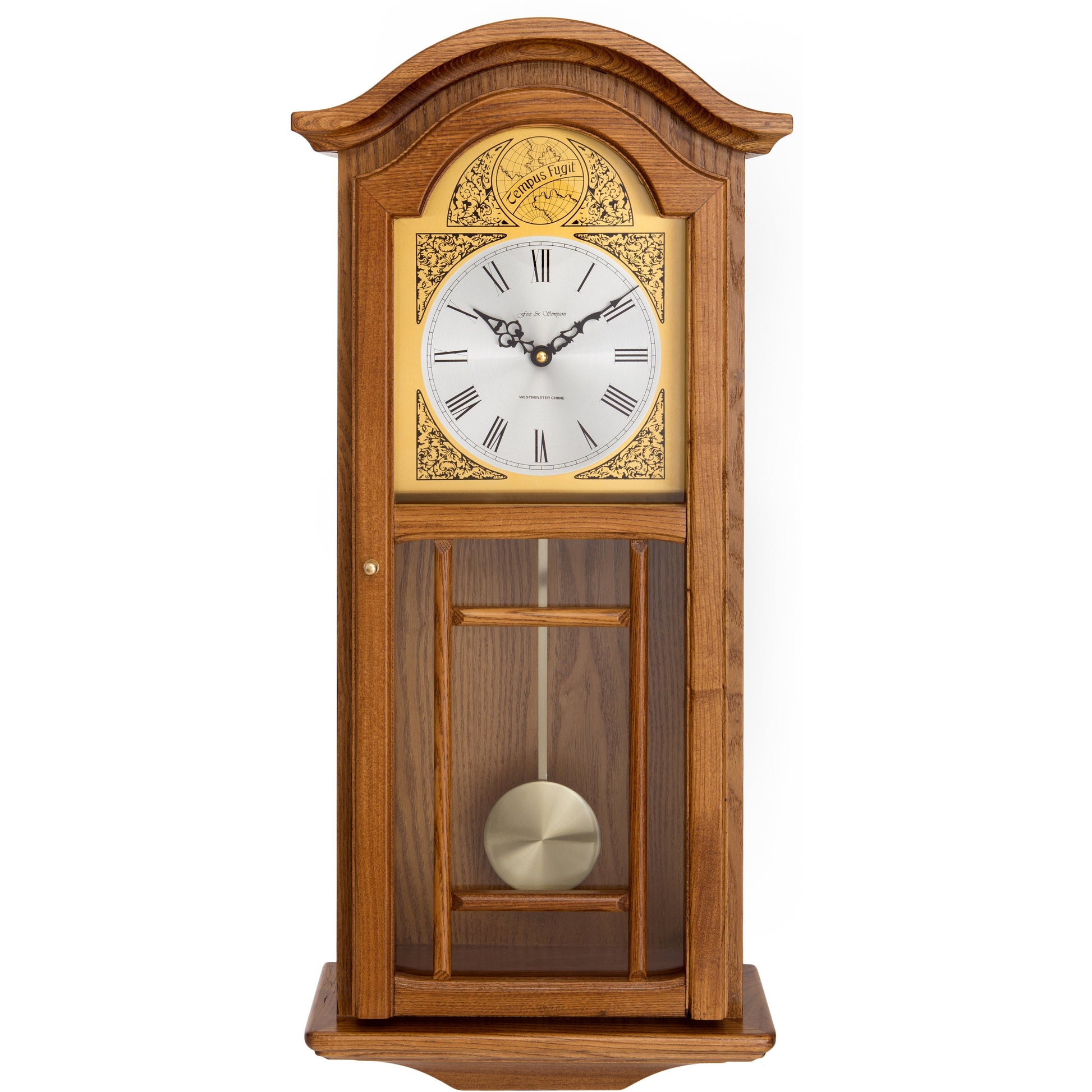 Kempston Oak Pendulum Clock