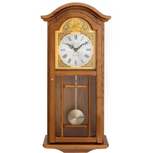 Kempston Oak Pendulum Clock