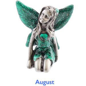 Pewter Birthstone Fairy - August