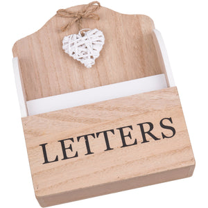Woven Heart Letters Rack