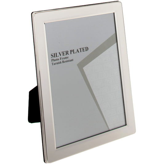 Silver Plated Flat Edge Photo Frame A4 Certificate