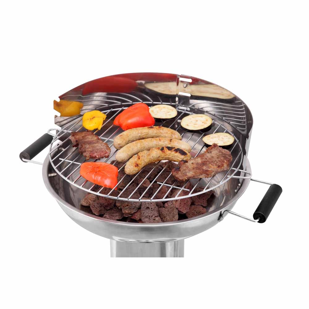 Outdoor Standing Round Barbecue Grill 43 x 84cm