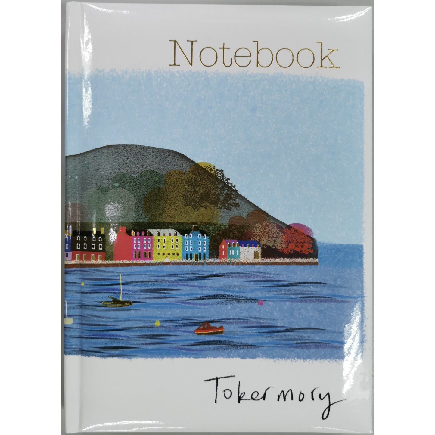 Tobermory Beach Scene Notebook A5